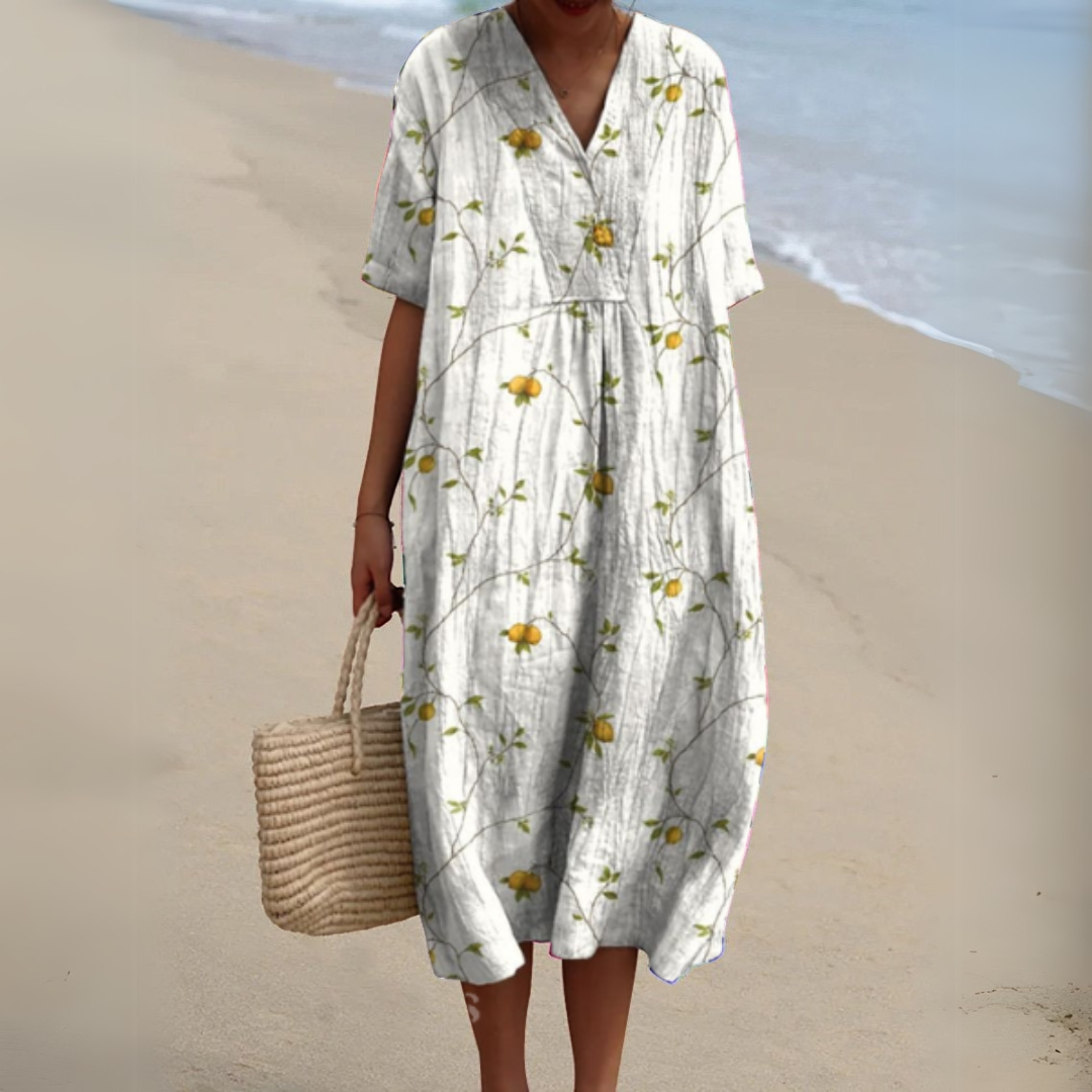 Amalie - Sommerkleid mit Blumenmuster