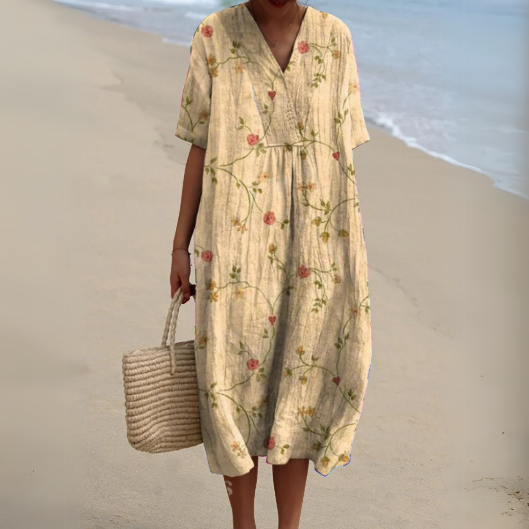 Amalie - Sommerkleid mit Blumenmuster