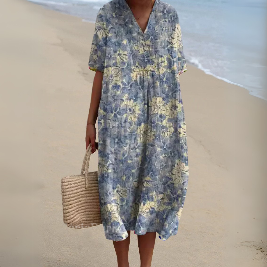 Amalie - Sommerkleid mit Blumenmuster
