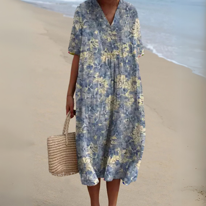 Amalie - Sommerkleid mit Blumenmuster