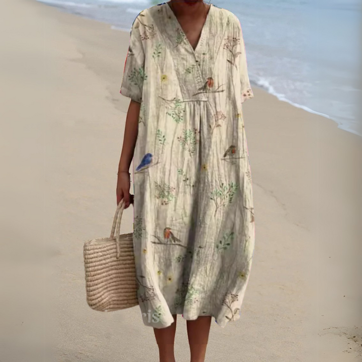 Amalie - Sommerkleid mit Blumenmuster