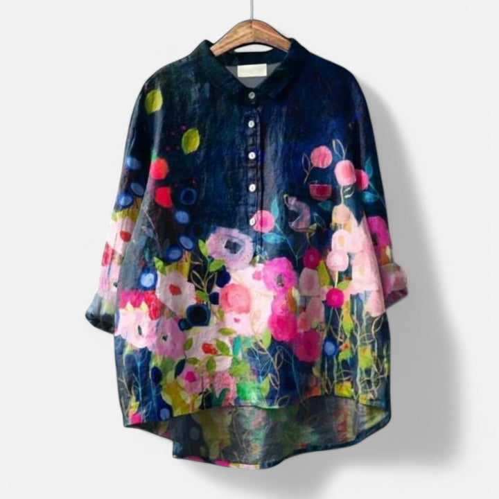 Kiara | Elegante Bluse mit Blumendruck