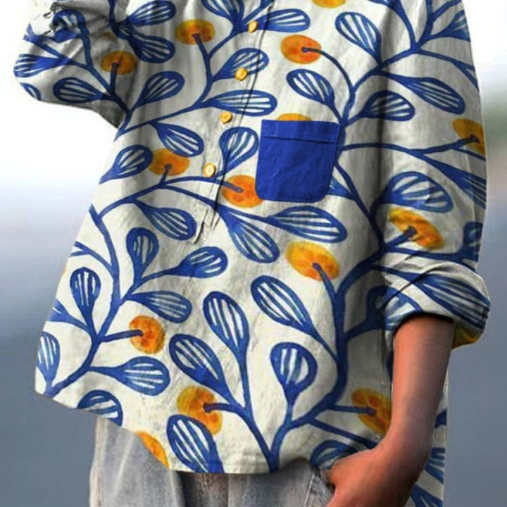 Mette | Stilvolle Kunstbluse – Fühle dich elegant und unwiderstehlich