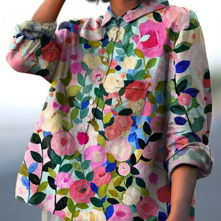 Kiara | Elegante Bluse mit Blumendruck