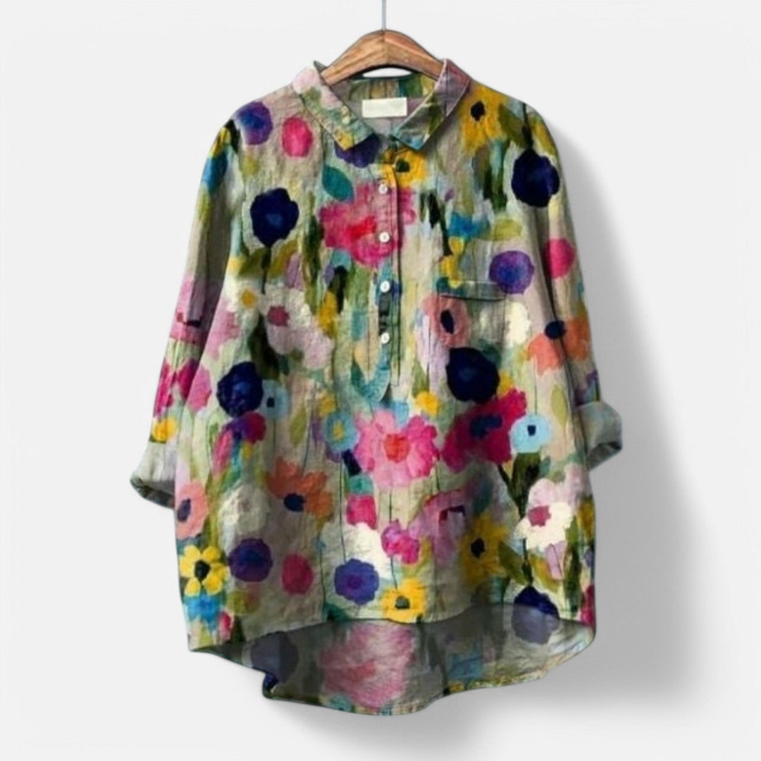 Kiara | Elegante Bluse mit Blumendruck