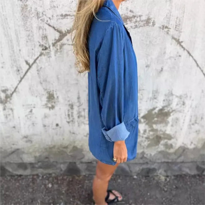 JUNA - OVERSIZE-BLAZER AUS DENIM