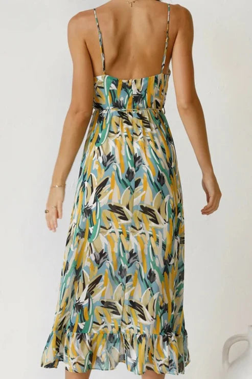 WALTRAUD - MAXIKLEID MIT DÜNNEN TRÄGERN