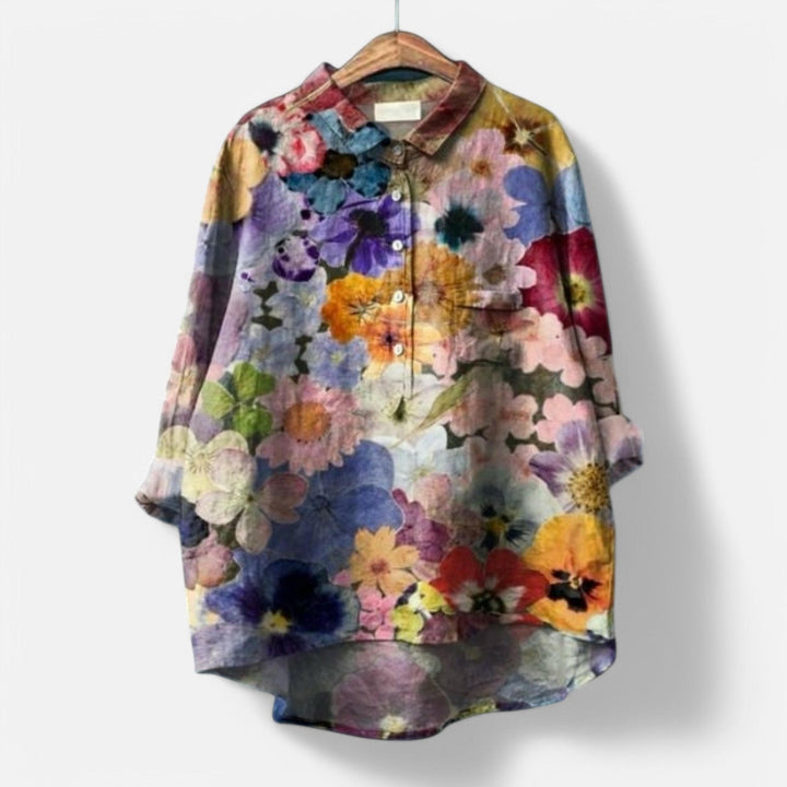 Kiara | Elegante Bluse mit Blumendruck