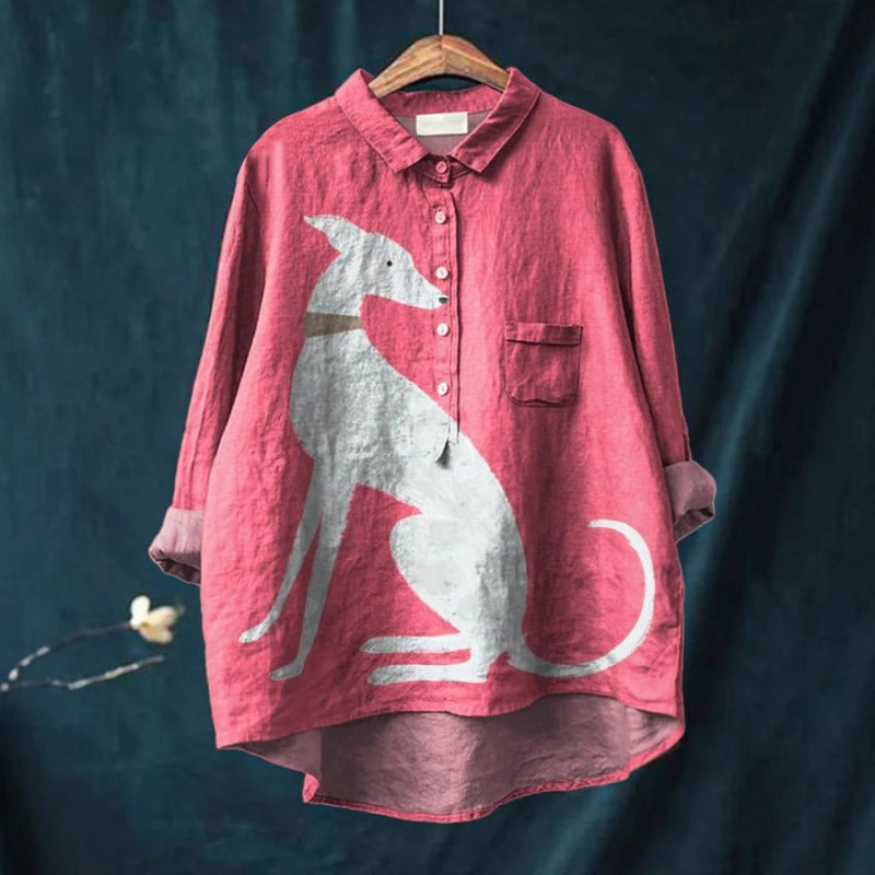 Mette | Stilvolle Kunstbluse – Fühle dich elegant und unwiderstehlich