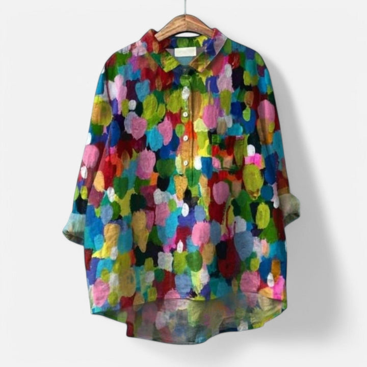 Kiara | Elegante Bluse mit Blumendruck