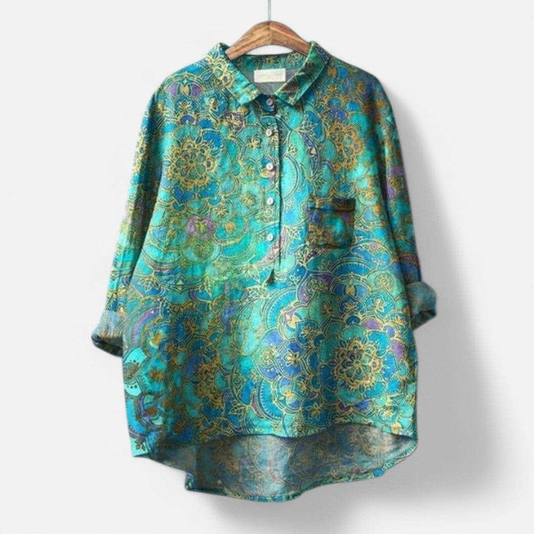 Kiara | Elegante Bluse mit Blumendruck