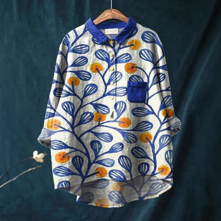 Mette | Stilvolle Kunstbluse – Fühle dich elegant und unwiderstehlich