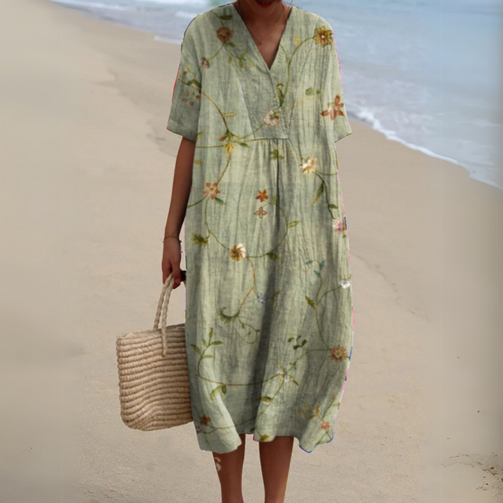 Amalie - Sommerkleid mit Blumenmuster