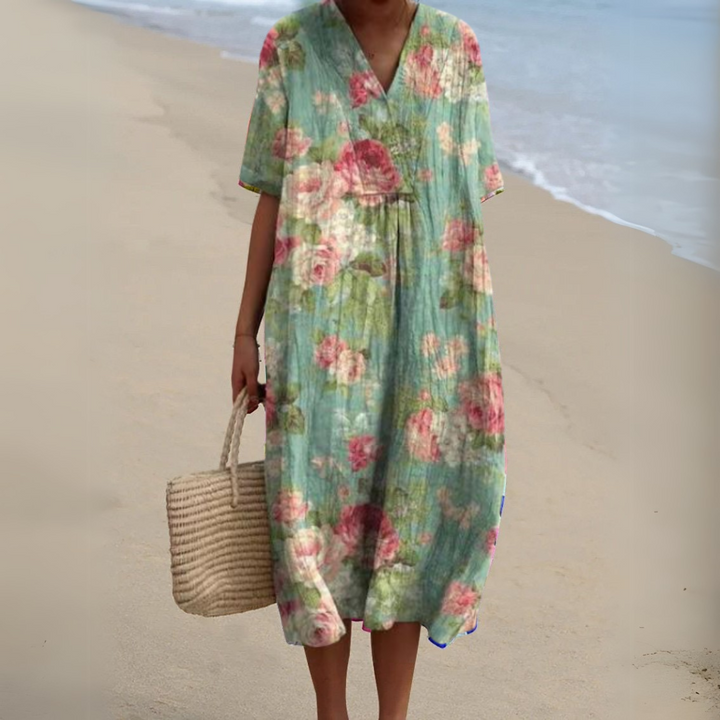 Amalie - Sommerkleid mit Blumenmuster