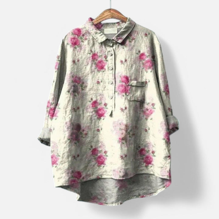 Kiara | Elegante Bluse mit Blumendruck