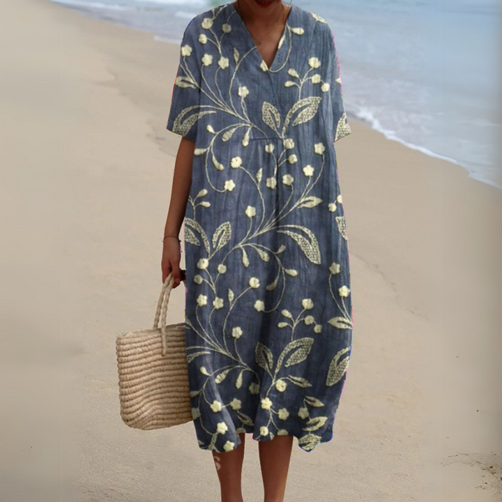 Amalie - Sommerkleid mit Blumenmuster