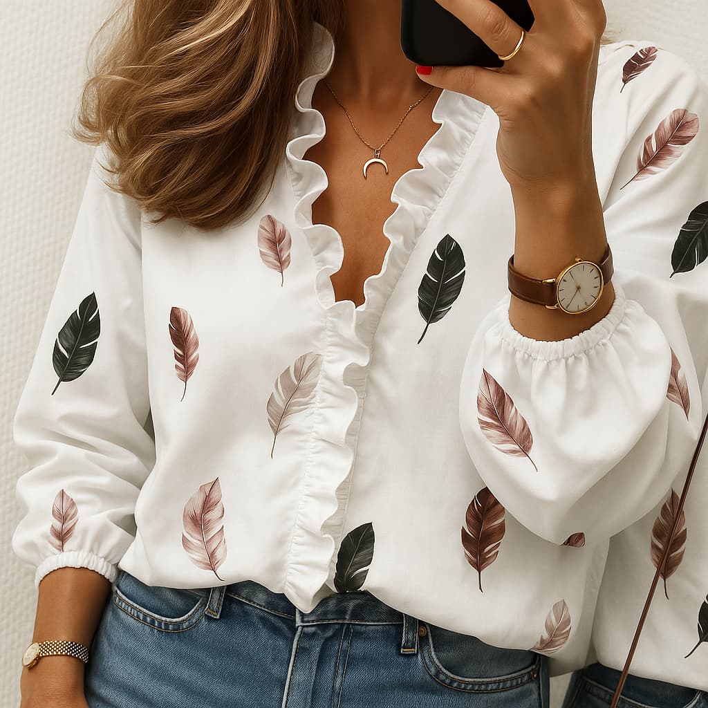 Ava | Feminine Damenbluse