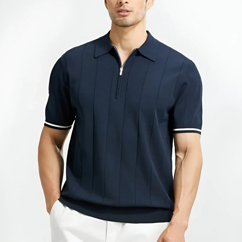 JUSTUS - POLOSHIRT MIT REISSVERSCHLUSS