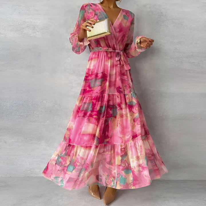 Leonie | Elegantes Maxikleid mit sommerlichem Flair