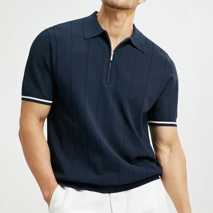 JUSTUS - POLOSHIRT MIT REISSVERSCHLUSS