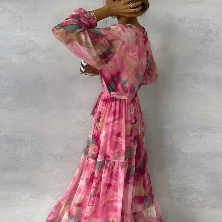 Leonie | Elegantes Maxikleid mit sommerlichem Flair