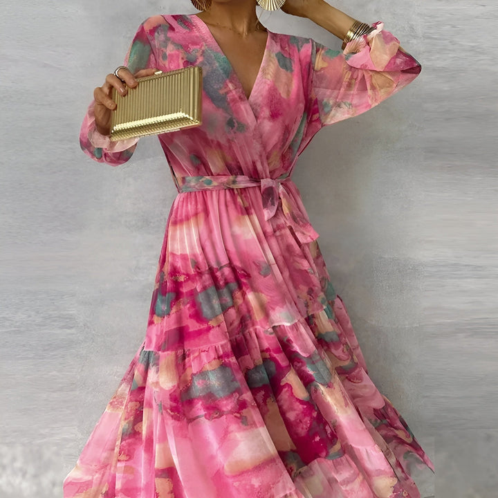 Leonie | Elegantes Maxikleid mit sommerlichem Flair