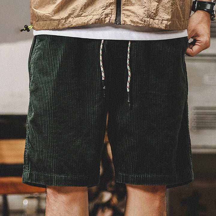 IMMANUEL – VERSTELLBARE CORDSHORTS