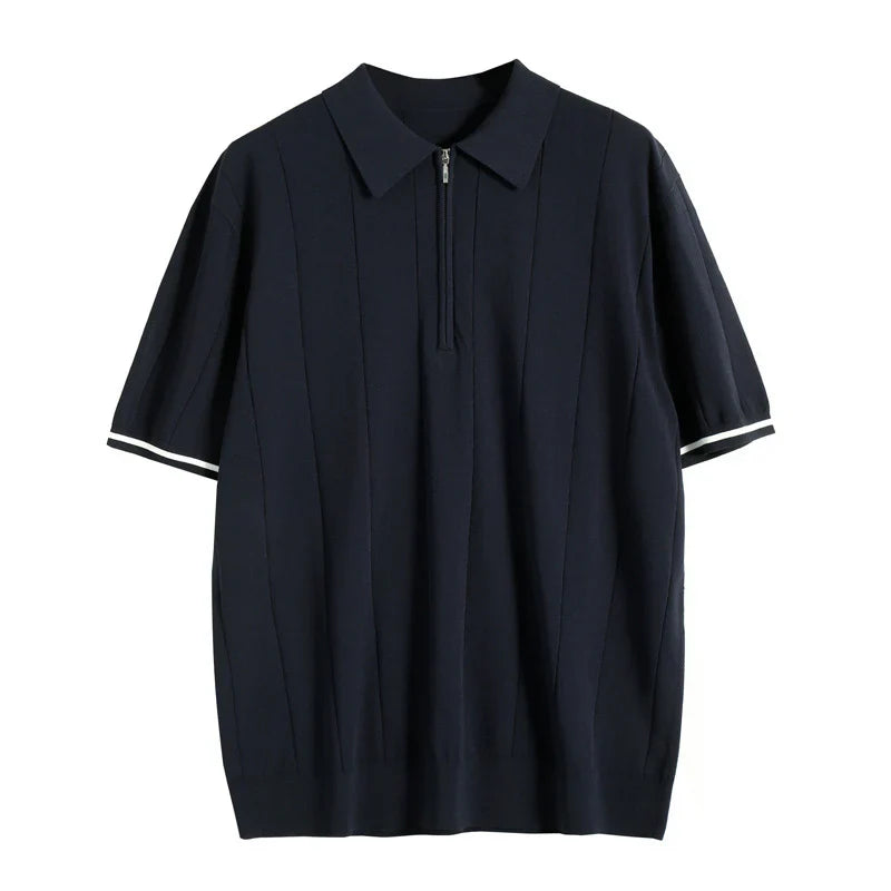 JUSTUS - POLOSHIRT MIT REISSVERSCHLUSS
