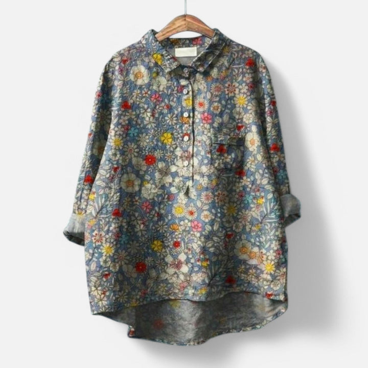 Kiara | Elegante Bluse mit Blumendruck