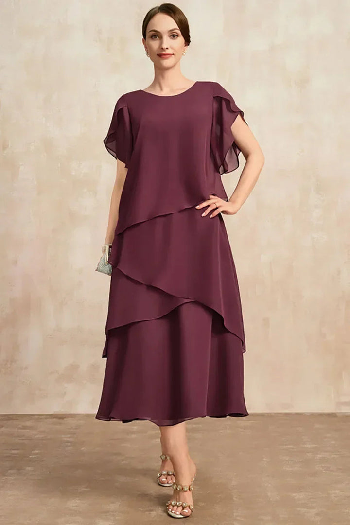 ZEHRA - KLASSISCHES CHIFFONKLEID