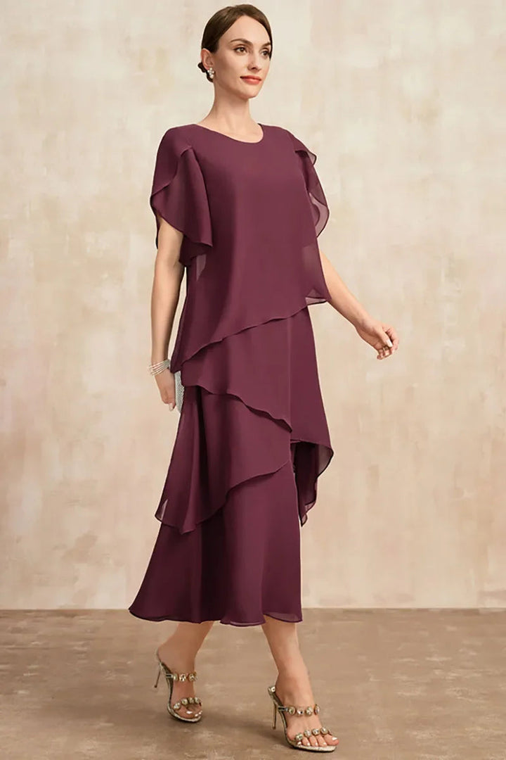 ZEHRA - KLASSISCHES CHIFFONKLEID