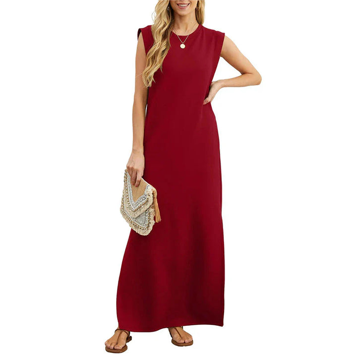 MERYEM - MAXIKLEID ÄRMELLOS GERADE UND LOCKER